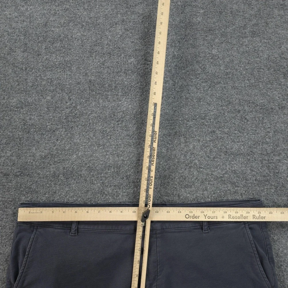 Faherty Shorts Mens 42 Blue Stretch Terry Chino Casual‎ Summer Travel Comfort